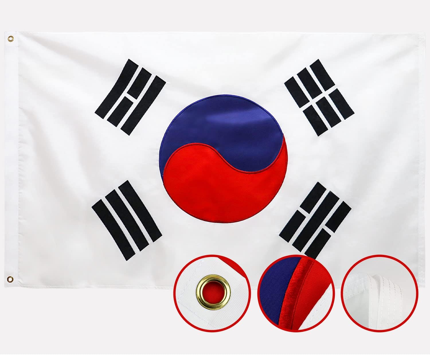 喜德韩国国旗 3x5ft